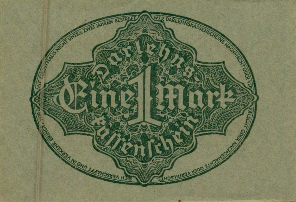 Germany 1 1922 UNC P-61/a